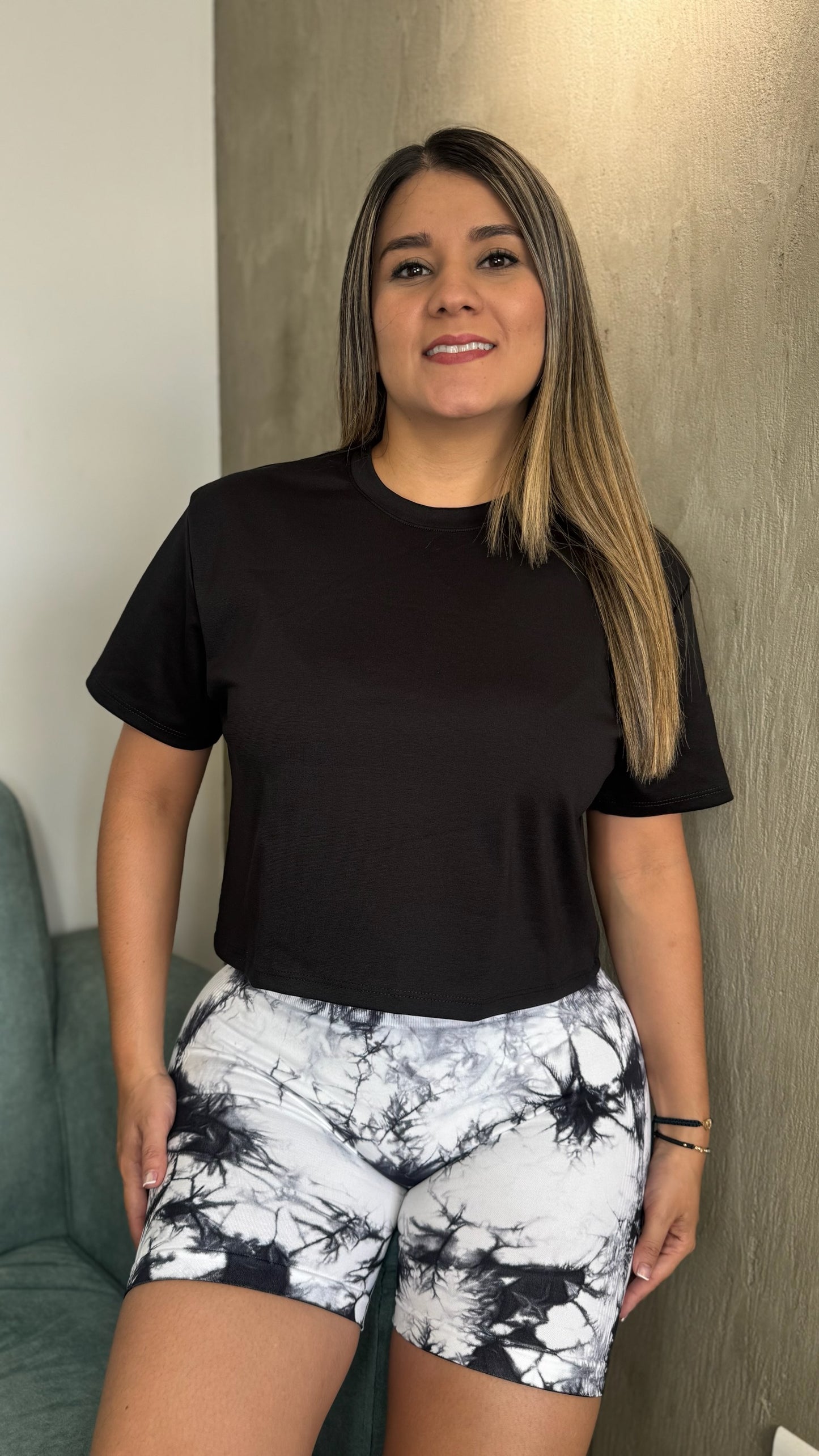 Short Tie Dye Push Up