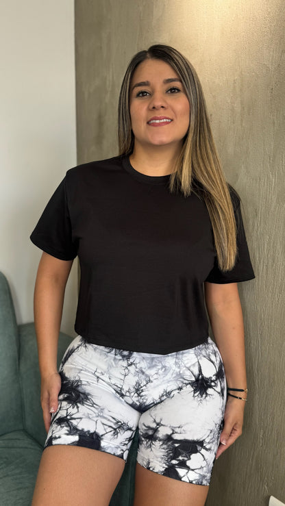 Short Tie Dye Push Up