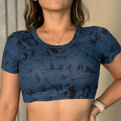 Crop Top Manga Tie Dye