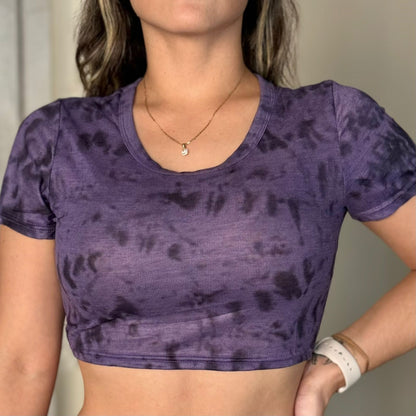 Crop Top Manga Tie Dye