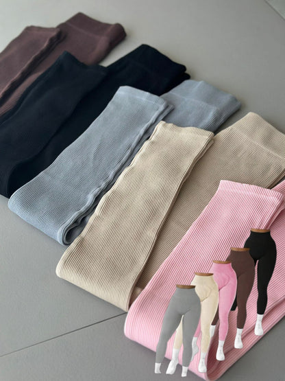 LEGGINS RIB UNICOLOR